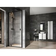 Sprchový kout Ravak Nexty NDOP1/NPSS 80x80 rohový, černá/transparent