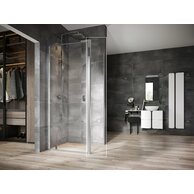 Pevná stěna Ravak Nexty NPSS 80, lesk/transparent, 90O40C00Z1