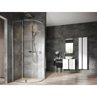 Sprchový kout Ravak Nexty NSKK3 90x90 třídílný čtvrtkruhový, lesk/transparent, 3O677C00Z1