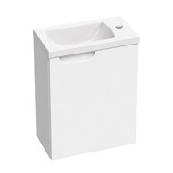 Nábytkový set Ravak SD Classic II, skříňka 40 pod umyvadlo bílá, pravá, umyvadlo Classic 40 nábytkové bílé