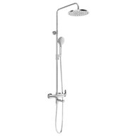 Sprchová souprava Ravak vanová posuvná netermostatická s výtokem a sprchovým setem, chrom, X07P642