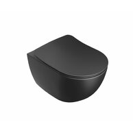 WC Ravak Uni Chrome RimOff závěsné, černá, X01794