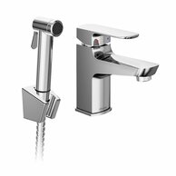 Baterie Ravak umyvadlová, stojánková s bidetovou sprškou, bez výpusti, chrom Chrome, X070165