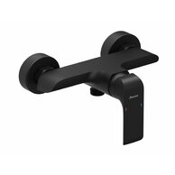 Baterie Ravak Flat sprchová nástěnná, bez sprchového setu, černá, X070177