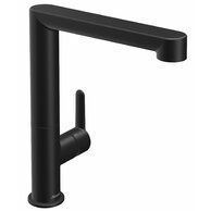 Baterie Ravak Puri umyvadlová, stojánková 269 mm s otočným ramínkem, bez výpusti, černá, X070183