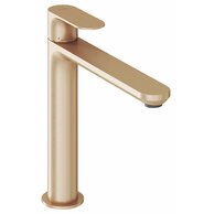 Baterie Ravak Eleganta EL014.00 umyvadlová, stojánková 220 mm, bez výpusti, růžové zlato, X070388