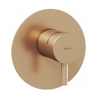 Baterie Ravak Espirit ES 062.00 sprchová podomítková 1-cestná, s tělesem, růžové zlato, X070359