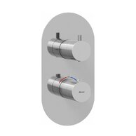 Baterie Ravak Espirit ES 063.00 podomítková, termostatická 2-cestná, bez tělesa, chrom, X070206