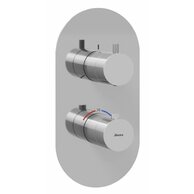 Baterie Ravak Espirit ES 067.00 podomítková, termostatická 3-cestná, bez tělesa, chrom, X070209