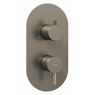 Baterie Ravak Espirit ES 068.00 RB F podomítková 3-cestná, bez tělesa, grafit, X070320