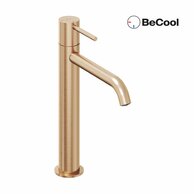 Baterie Ravak Espirit ES 014.00 umyvadlová, stojánková 250 mm s funkcí BeCool, bez výpusti, růžové zlato, X070403