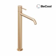 Baterie Ravak Espirit ES 015.00 umyvadlová, stojánková 340 mm s funkcí BeCool, bez výpusti, růžové zlato, X070408