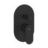 Baterie Ravak Eleganta EL 061.00 sprchová podomítková 2-cestná, s tělesem, černá mat, X070298