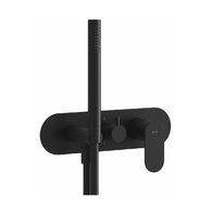 Sprchová souprava Ravak Eleganta EL 065.00 RB D podomítková 2-cestná, bez tělesa, černá mat, X070300