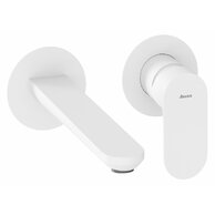 Baterie Ravak Eleganta EL 019.00 umyvadlová podomítková, bez tělesa, bílá mat, X070255