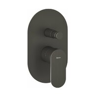 Baterie Ravak Eleganta EL 061.00 sprchová podomítková 2-cestná, s tělesem, grafit, X070335