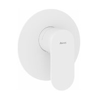 Baterie Ravak Eleganta EL 062.00 sprchová podomítková 1-cestná, s tělesem, bílá mat, X070262