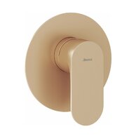 Baterie Ravak Eleganta EL 062.00 sprchová podomítková 1-cestná, s tělesem, růžové zlato, X070373