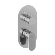 Baterie Ravak Eleganta EL 068.00 RB F podomítková 3-cestná, bez sprchového setu, chrom, X070217