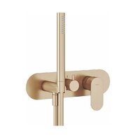 Sprchová souprava Ravak Eleganta EL 068.00 RB D podomítková 3-cestná, bez tělesa, se sprchovým setem, růžové zlato, X070370