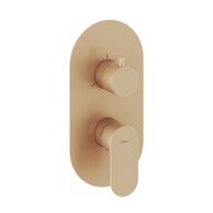 Baterie Ravak Eleganta EL 068.00 RB F podomítková 3-cestná, bez tělesa, růžové zlato, X070371