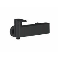 Baterie Ravak Chrome II sprchová nástěnná, bez sprchového setu, černá, X070464