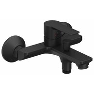 Baterie Ravak Solar vanová nástěnná, bez sprchového setu, černá, X070491