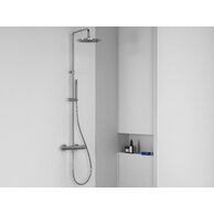 Sprchová souprava Ravak Espirit ES 091.00 posuvná s termostatickou baterií, se sprchovým setem, chrom, X070494