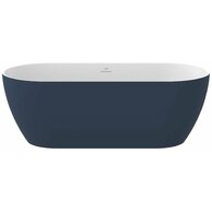 Vana Ravak Freedom O Tec 170x77 oválná akrylátová volně stojící, deepsea blue/bílá, krytka odtoku bílá, CD21400000