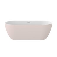 Vana Ravak Freedom O Tec 170x77 oválná akrylátová volně stojící, alabaster pink/bílá, krytka odtoku bílá, CD41600000