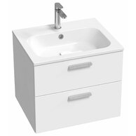 Skříňka pod umyvadlo Ravak SD Chrome II 60, bílá madla, chrom, X000001772