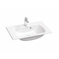 Umyvadlo Ravak Classic Slim 70 nábytkové, s otvorem pro baterii, s přepadem, bílá, XJX01170001