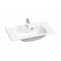 Umyvadlo Ravak Classic Slim 80 nábytkové, s otvorem pro baterii, s přepadem, bílá, XJX01180001