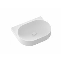 Umyvadlo Ravak Yard 60 tenkostěnné na konzoli, s otvorem pro baterii, bez přepadu, bílá mat, XJX0E260001
