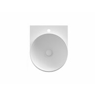 Umyvadlo Ravak Yard 40 tenkostěnné na konzoli, s otvorem pro baterii, bez přepadu, černá mat, XJX0E240001