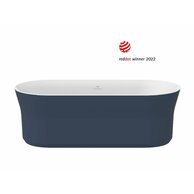 Vana Ravak Ypsilon 180x80 oválná akrylátová volně stojící, deepsea blue/bílá, krytka odtoku bílá, XC00100071