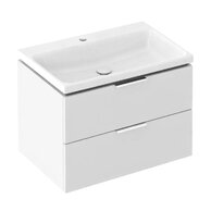 Nábytkový set Ravak SD Comfort II, skříňka 60 pod umyvadlo bílá, madla chrom, umyvadlo Comfort 60 nábytkové bílé