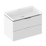 Nábytkový set Ravak SD Comfort II, skříňka 60 pod umyvadlo bílá, madla chrom, umyvadlo Comfort 60 nábytkové bílé