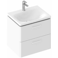 Skříňka pod umyvadlo Balance II 60, bílá / madlo bílé