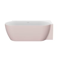 Vana Ravak Freedom Corner II Tec 175x86 oválná akrylátová volně stojící, alabaster pink/bílá, krytka odtoku bílá, pravá, CC81600000