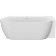 Vana Ravak Freedom Corner II Tec 175x86 oválná akrylátová volně stojící, bílá matná/bílá, krytka odtoku bílá, pravá, CC81800000