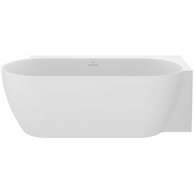 Vana Ravak Freedom Corner II Tec 175x86 oválná akrylátová volně stojící, bílá, krytka odtoku černá, pravá, CC81B00000