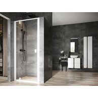 Sprchové dveře Ravak Nexty NDOP1 80 jednodílné, bílá mat/transparent, 03O40E01Z1