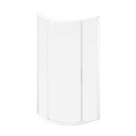 Sprchový kout Ravak Nexty NSKK3 80x80 třídílný čtvrtkruhový, bílá/transparent, 3O644E01Z1