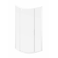 Sprchový kout Ravak Nexty NSKK3 90x90 třídílný čtvrtkruhový, bílá mat/transparent, 3O677E01Z1