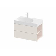 Skříňka pod umyvadlo Ravak SD Lite 80, alabaster pink, pravá, X000001890