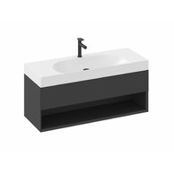 Skříňka pod umyvadlo Ravak SD Lite 120, černá mat, X000001868