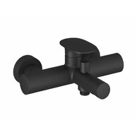 Baterie Ravak Spring SG 022.00 vanová, nástěnná, bez setu, černá mat, X070547