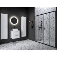 Sprchové dveře Ravak Blix II NBLDP4 150 čtyřdílné, černé/transparent, 0YMP0300Z1