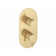 Baterie Ravak Espirit podomítková 3cestná, pro R-Box, gold brushed, X070607